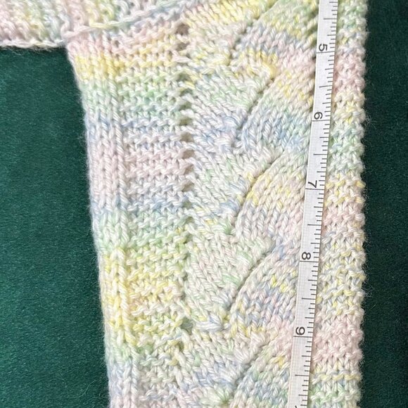 Handmade Hand Knitted Sweater Girl Clothes Children 3-5 Years Old Summer Blouse - Picture 5 of 9